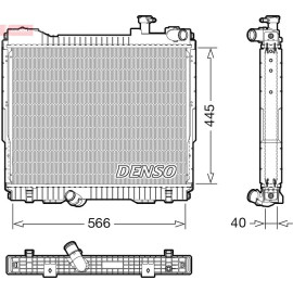 DENSO Kühler, Motorkühlung DRM46074