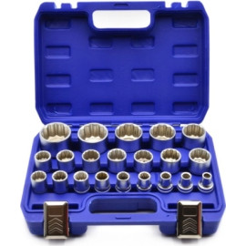 Satz-Steckdose 21 El. 12-Winkel 8-36mm Crv 50Bv30 G13547