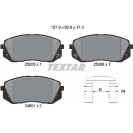 Bremsbelagsatz Hyundai P. I40/Ix35/Tucson 1.6-2.0 Gdi 10 2520501