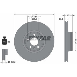 Bremsscheibe 92345505 Bremsscheibe 92345505