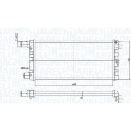 Magneti Marelli Motorkühler 350213185200