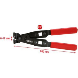 KS TOOLS Zange für Schlauchschellen O, 240 mm 115.1053