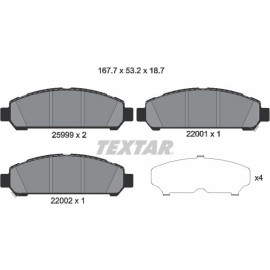 Bremsbelagsatz Toyota P. Venza 2.7-3.5 4Wd 08 2599901