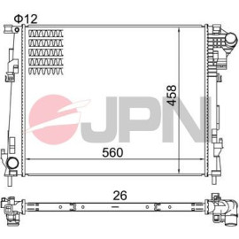 JPN Kühler Motorkühlung 60C9039-JPN