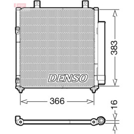 DENSO Kondensator, Klimaanlage DCN45007