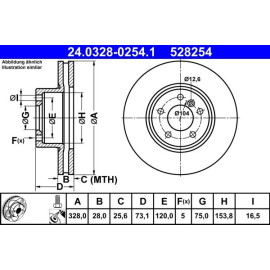 Bremsscheibe Bmw P. X3/X4 1.6-3.0 11- Power Disc 24.0328-0254.1 Bremsscheibe Bmw P. X3/X4 1.6-3.0 11- Power Disc 24.0328-0254.1