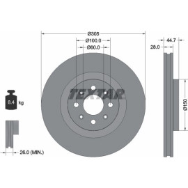 Bremsscheibe Fiat P. Punto Evo 1.4 Abarth 08-12 92202203 Bremsscheibe Fiat P. Punto Evo 1.4 Abarth 08-12 92202203