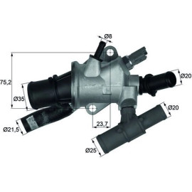 Integralthermostat TI 166 88