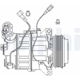 DELPHI Kompressor CS20482