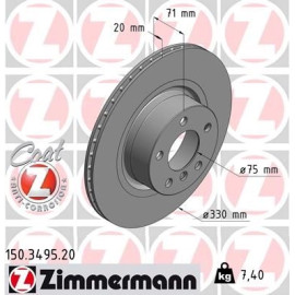 ZIMMERMANN Bremsscheibe 150.3495.20