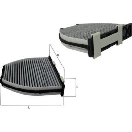 MAHLE Filter, Innenraumluft LAK 413