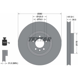 Bremsscheibe 92235605 Bremsscheibe 92235605