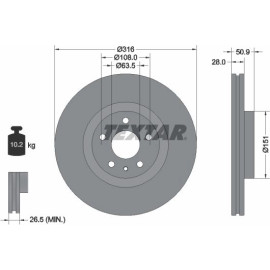 Bremsscheibe 92309603