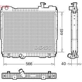 DENSO Kühler, Motorkühlung DRM23119