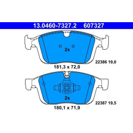 ATE Bremsbelagsatz 13.0460-7327.2 ATE Bremsbelagsatz 13.0460-7327.2