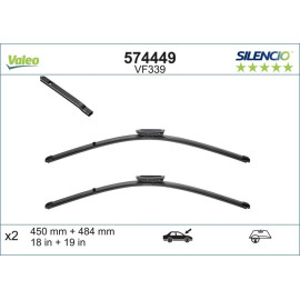 574449 Valeo VM339 Silencio X.TRM Wischer 574449
