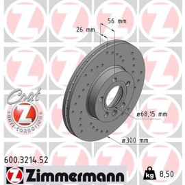Bremsscheibe VA Sport 600.3214.52 Bremsscheibe VA Sport 600.3214.52