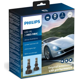 HB3/4 12V/24V P20d/P22d Ultinon Pro9100 HL LED 5800K NOECE 2St PHILIPS 11005U9100X2