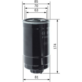 Kraftstofffilter F 026 402 048