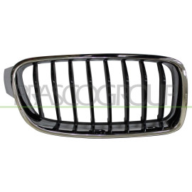 KÜHLERGRILL R CHROM/SCHWARZ PQ 1726,410,3