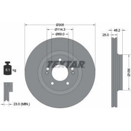 Bremsscheibe 92333203 Bremsscheibe 92333203