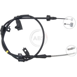 A.B.S. Handbremsseil Seilzug Festellbremse K17509