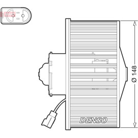 DENSO Innenraumgebläse DEA10054