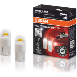 Osram LED W5W 12V 1W W2.1x9.5d GEN2 mit Straßenzulassung 6000K Blister 2St. OSRAM 2825DWNB-2HFB