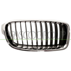 KÜHLERGRILL R CHROM/SCHWARZ/SCHWARZ PQ 1726,410,1