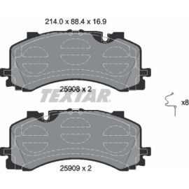 Bremsbelagsatz Audi P. Q7 3.0-4.0 Tdi Quattro 15 2590801