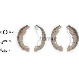 Bremsbacken Citroen C3/Ds3 09-/208/301 91077200
