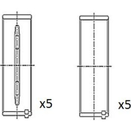 FAI AutoParts Kurbelwellenlager BM1057-STD