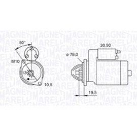 MAGNETI MARELLI Anlasser 063721158010