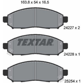 Textar Bremsbelagsatz 2422704 Textar Bremsbelagsatz 2422704