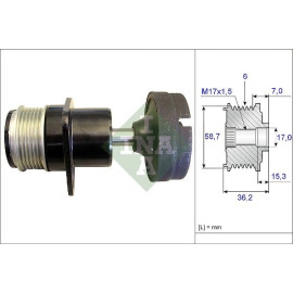 Generatorfreilauf 535 0157 10