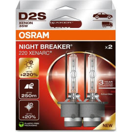 OSRAM D2S 35W XENARC® NIGHT BREAKER® LASER +220% 3 Jahre Garantie 2 St 66240XN2-2HB OSRAM D2S 35W XENARC® NIGHT BREAKER® LASER +220% 3 Jahre Garantie 2 St 66240XN2-2HB