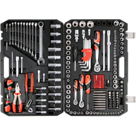 Steckschlüsselsatz Xxl Typ2 1/2 + 3/8 + 1/4 225-Tlg YT-38941