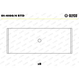 Pleuellager 01-4100/4 STD