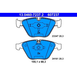 Bremsbelagsatz Bmw P. 3/X1/Z4 3.0 06-10 13.0460-7237.2