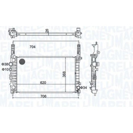 Magneti Marelli Motorkühler 350213162900