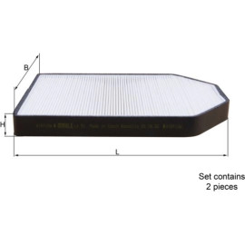 MAHLE Filter, Innenraumluft LA 51/S