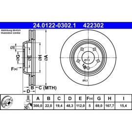 Bremsscheibe 24.0122-0302.1