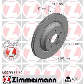 15 482 097 Bremsscheibe HA 400.5532.20