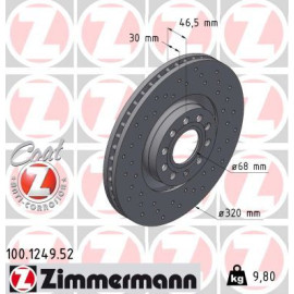 12 481 035 Sport Bremsscheibe VA Sport 100.1249.52 12 481 035 Sport Bremsscheibe VA Sport 100.1249.52