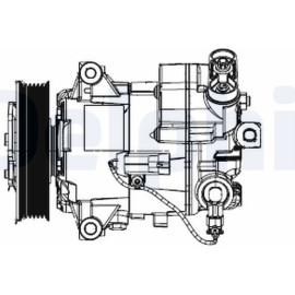Kompressor, Klimaanlage TSP0155948
