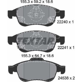 Bremsbelagsatz Fiat P. 500X 1.3-1.6D Multijet 14 2224001