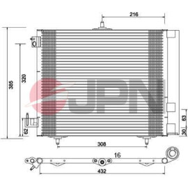JPN Kondensator Klimaanlage 60C9090-JPN
