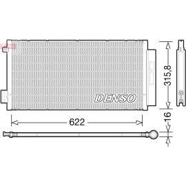 DENSO Klimaanlagenkühler DCN09044