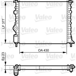 Valeo Motorkühler 731378