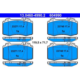 Bremsbelagsatz Db P. W163/W220 280-600 13.0460-4990.2
